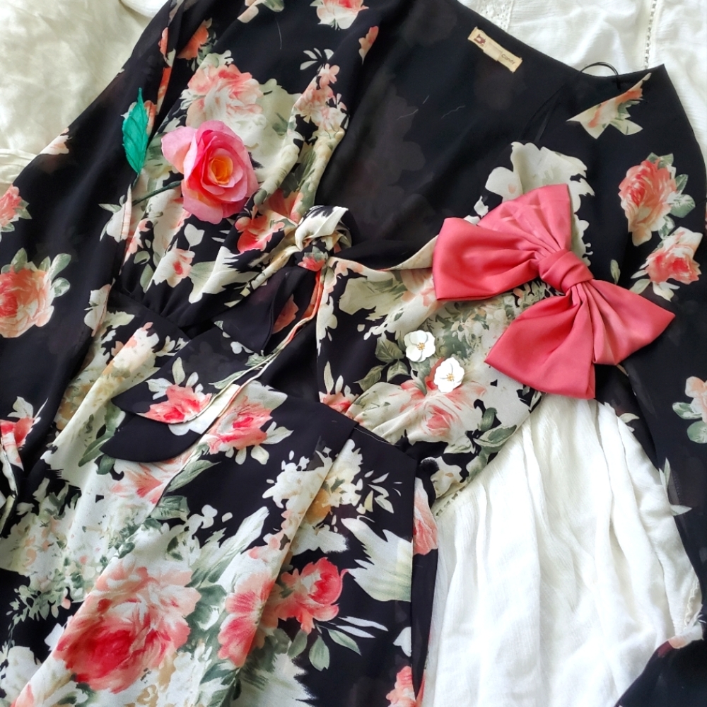 (3 for 15$) Floral Romper - Cotton Candy LA